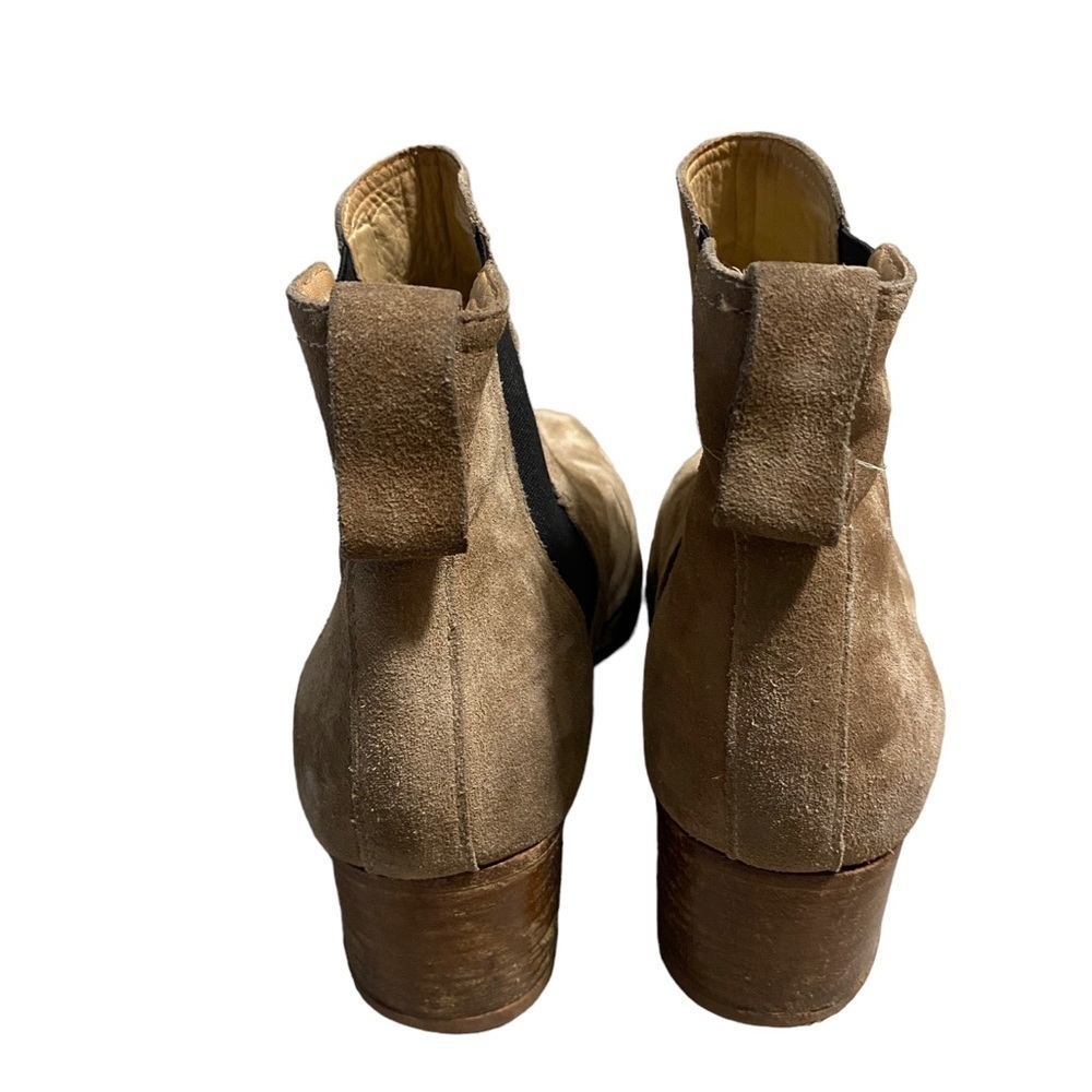 Rag & Bone Women’s Beige Brown Suede Walker Ankle Boots Camel Size 39 Nubuck 8 - Picture 6 of 14